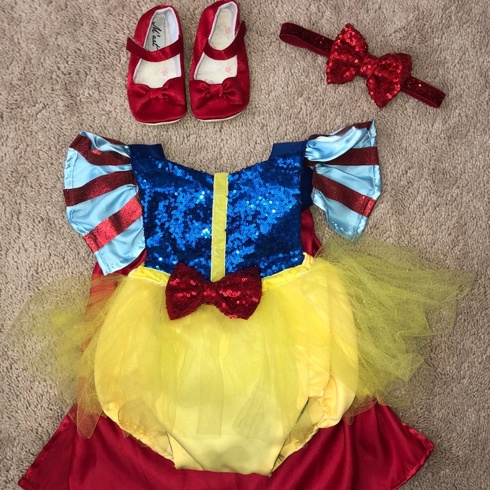 Baby Girl Custom Made Snow White Costume, 18m